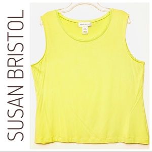 SUSAN BRISTOL Sleeveless BLOUSE Tank TOP